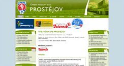 Desktop Screenshot of ofsprostejov.cz