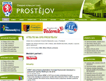Tablet Screenshot of ofsprostejov.cz